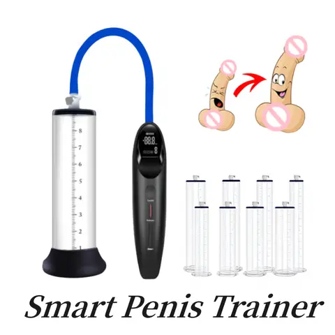 Smart Electric Penis Pump Sex Toy for Men Optimal Kpa Suction-Release Cycles Penis Training Penile Vacuum Pump Penis Enlargement