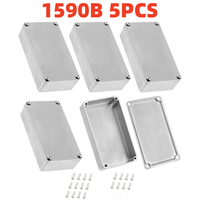 Miwayer 5PCS/1590B Guitar Effects Pedal Aluminum Stomp Box Enclosure Corrosion-resistant Non-oxidizing /for Live Performances