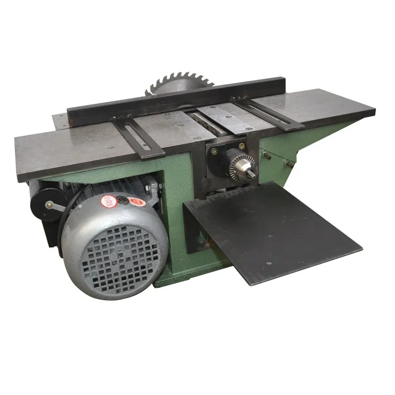 New LargeHigh-Power Multi-Function Woodworking Machinery Electric Planer Saw Drilling Machine Household Small Desktop Saw Machin
