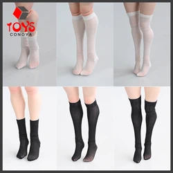 1/6 Scale Female Semi-transparent Stockings Short Socks Long Stockings Clothes Model Fit 12'' Female Soldier Action Figure Body