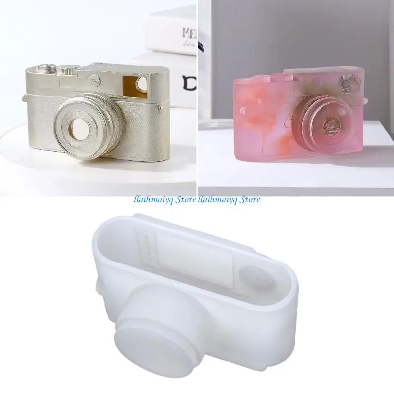 573B Large Camera Fondant Silicone Mould for Sugarcraft Cake Border Decoration Cake Chocolate Mould Home Ornament Craft