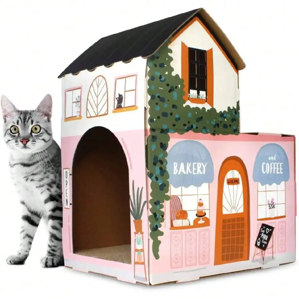 

With Scratcher & Catnip Included - Coffee House,28012458