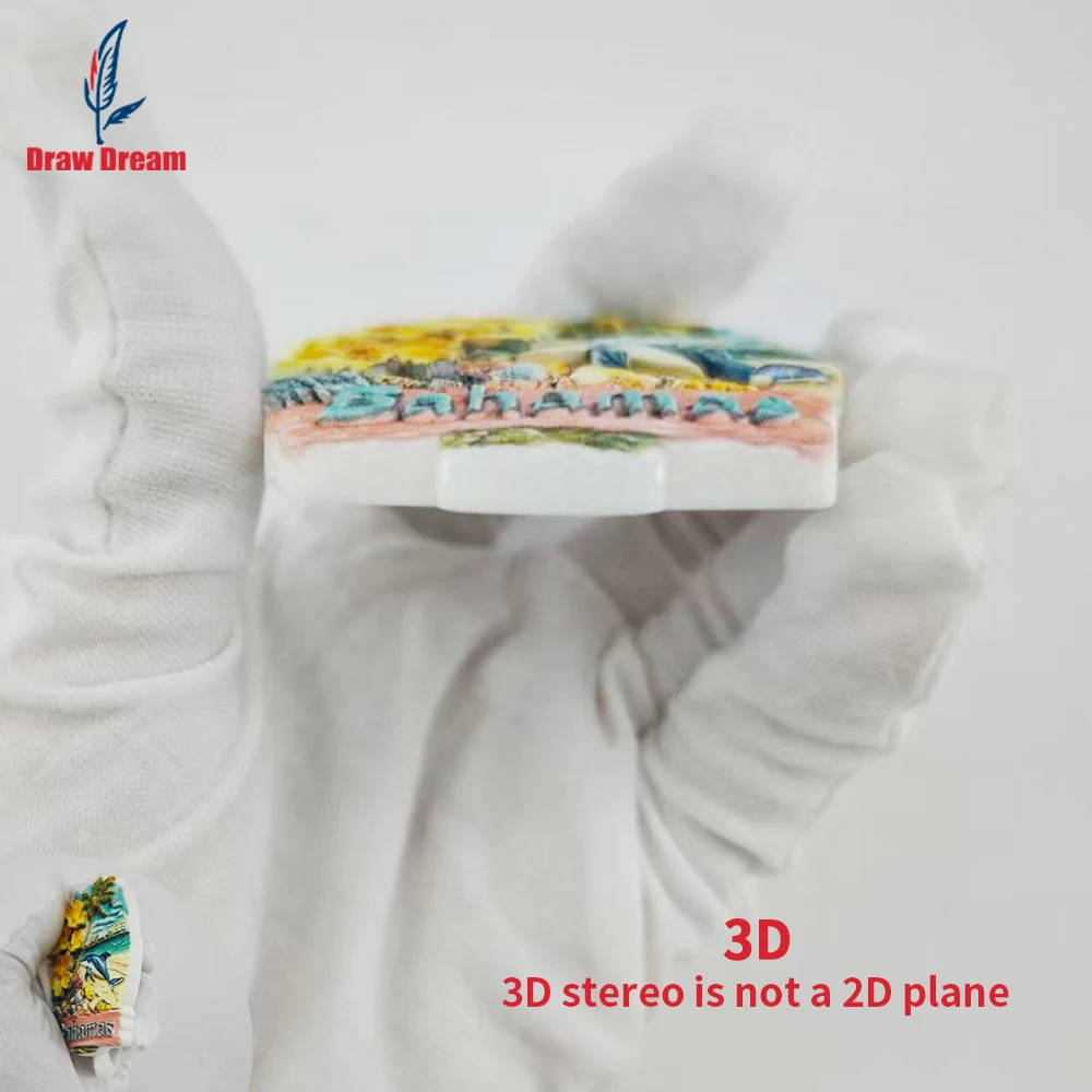 1Pc Bahamas Islands Creative 3D Embossed Refrigerator Magnet World Travel Souvenir Collection Suitable for Home and Office Decoration, Personalized Exclusive Travel Souvenir Magnetic Refrigerator Magnet Home Decoration, Kitchen, Room, Office, Cabinet Crafts Gift, Holiday Souvenir, Exquisite Small Gift