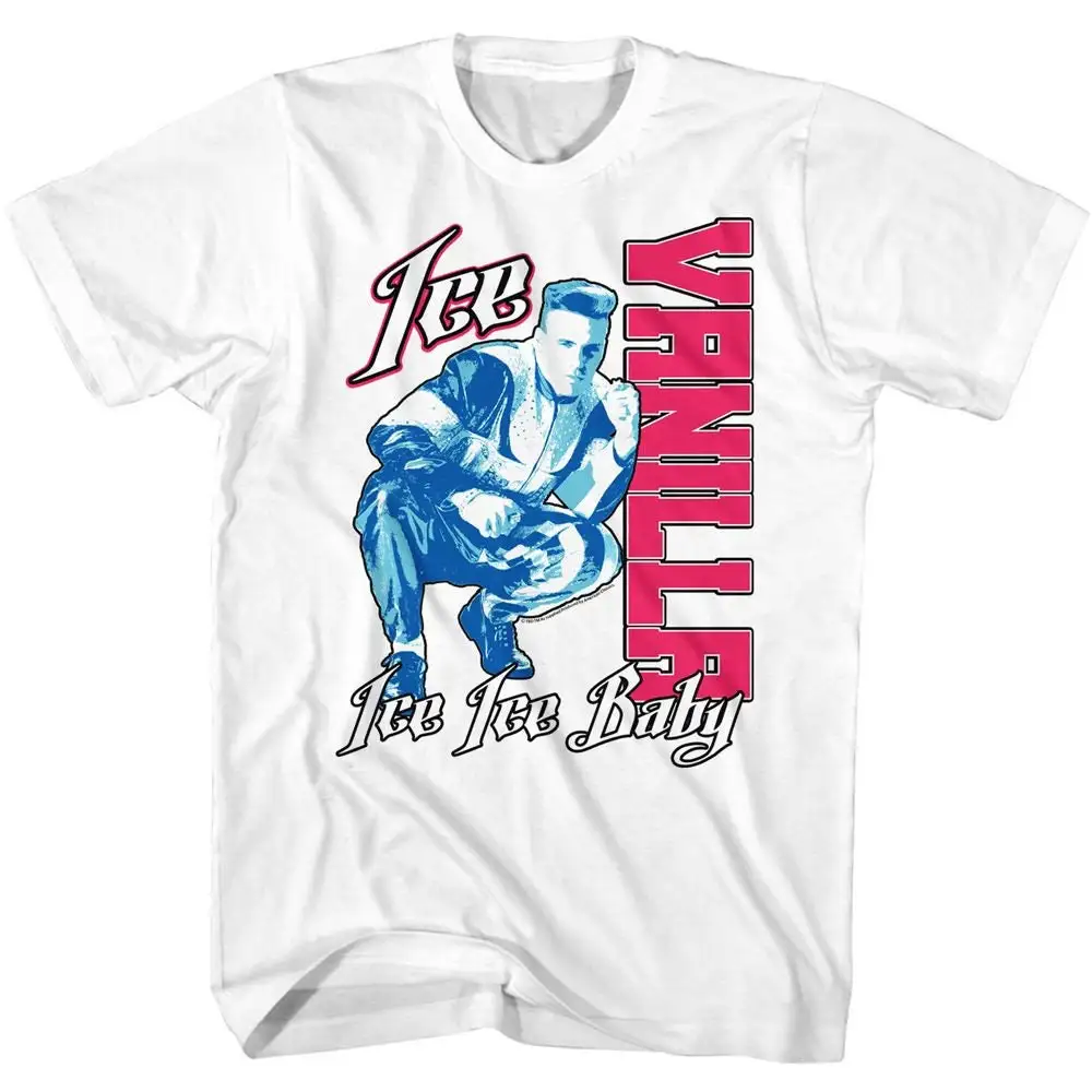 Vanilla Ice Baby White Adult Classic T Shirt