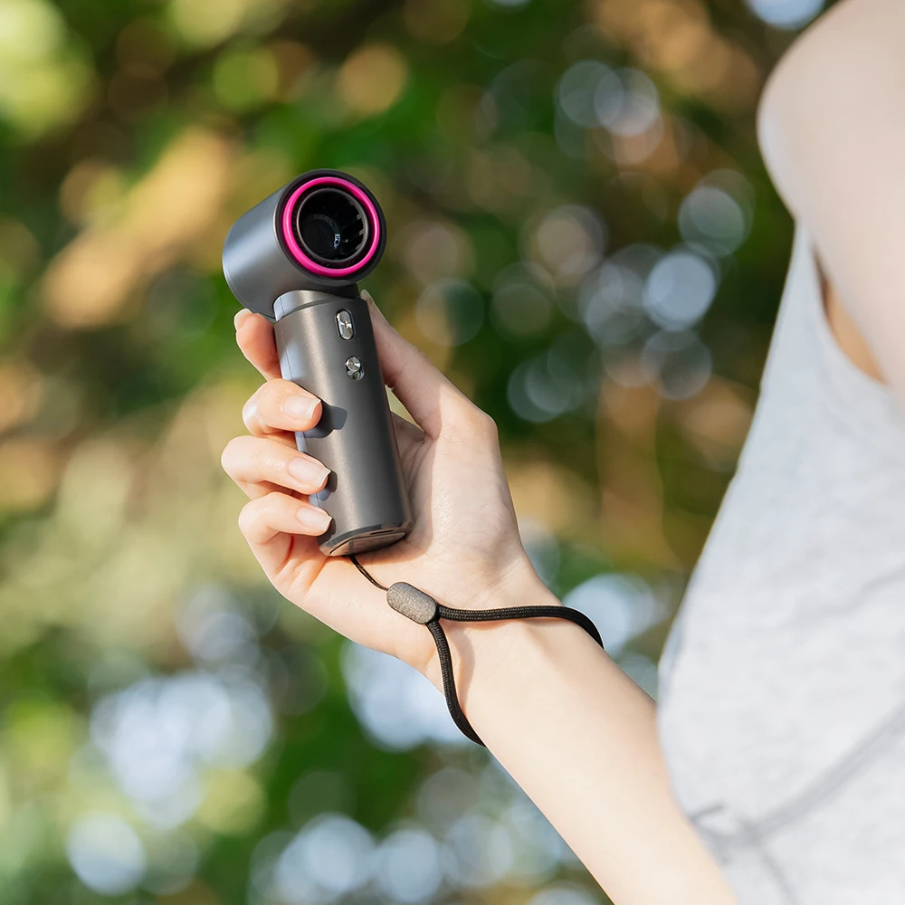 2025 Nueva actualización Potente ventilador de mano USB recargable, silencioso y portátil, perfecto para viajes en casa, oficina y exteriores