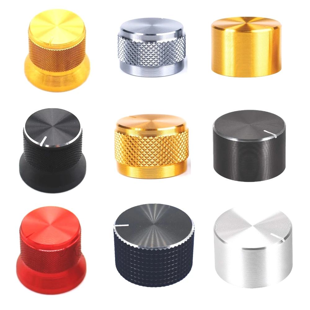 Liga de alumínio Knob teclado mecânico, botão potenciômetro, eixo D-Axis, adequado para TM680, KT68, GK68, 20x13mm, 1Pc
