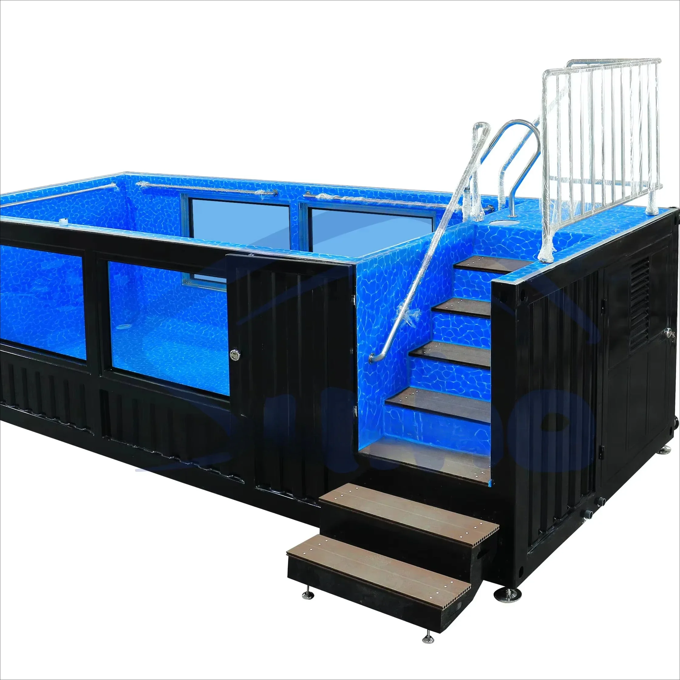 Outdoor 20ft 40ft prefabricated container swimming pool