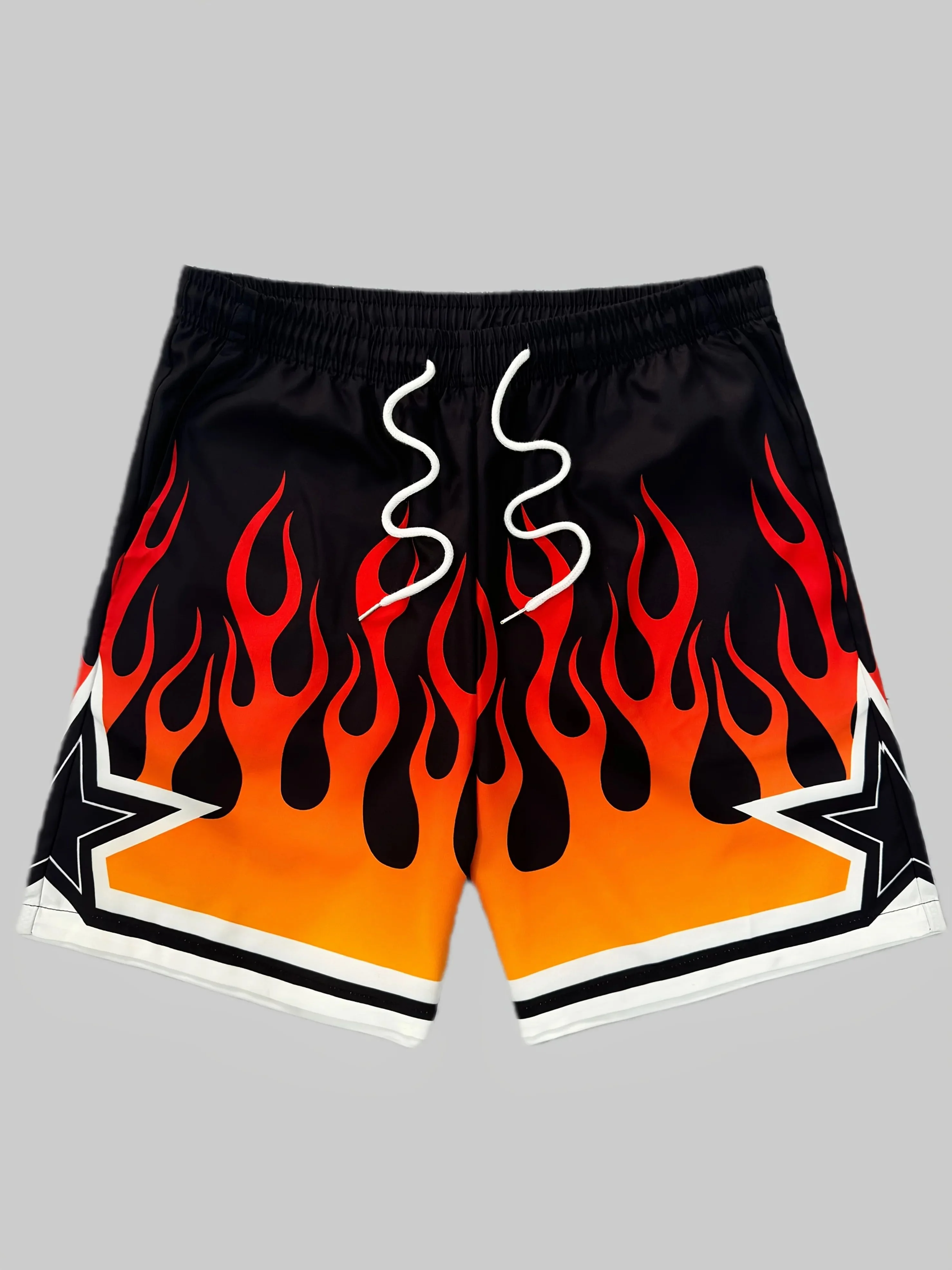 

2025 New Men's Fashion Printed Shorts Light Luxury Street Hip Hop Daily Breathable Trend Premium