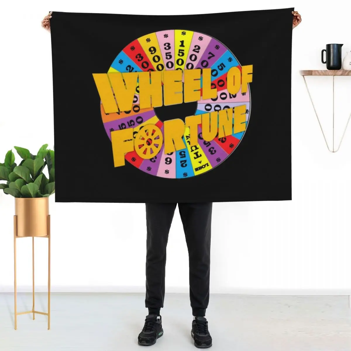 Wheel of Fortune Throw Blanket valentine gift ideas Flannel For Sofa Thin for winter Beach heavy to sleep Blankets