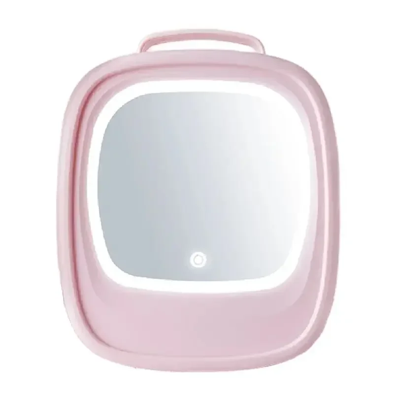 

%A Автомобильный Холодильник Автомобильный Многофункциональный Светодиодный Лампа Дзеркало 6л Маска Для Хранения Косметика Маленький Холодильник Для Дома