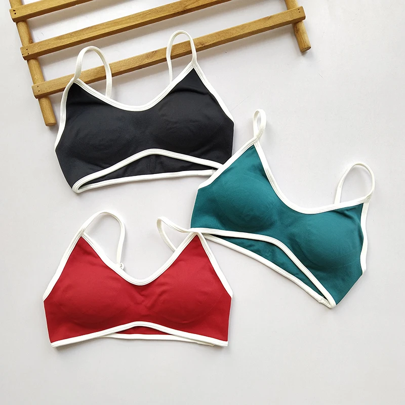 Shockproof Seamless Sexy Padded Athletic Sport Bra Women Backless Workout Gym Anti-Shock Yoga Crop Top Fitness Bra Yoga Tops image 3