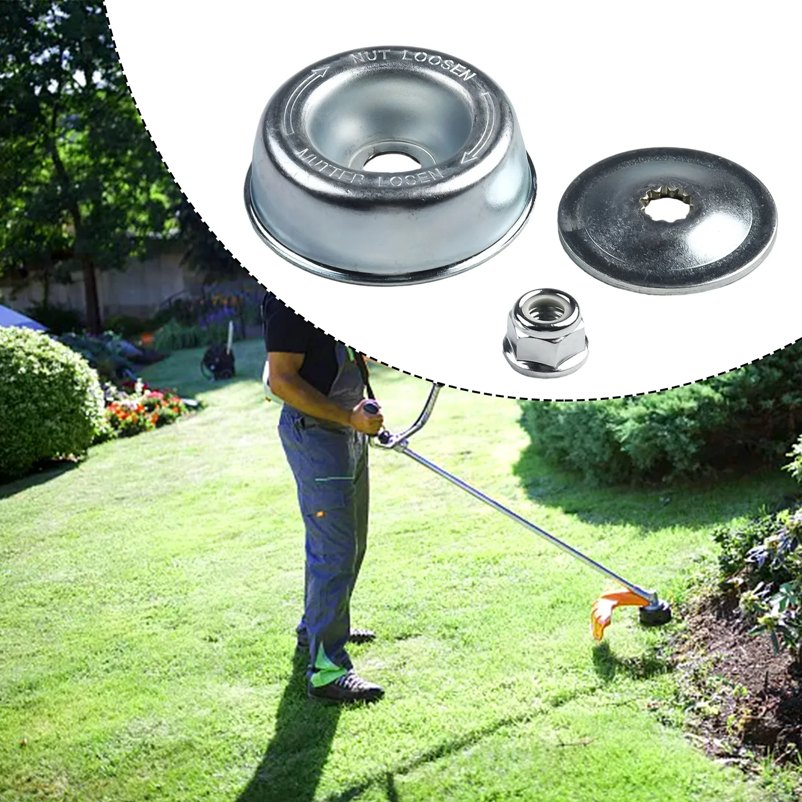 Yard Metal Blade Fixing Kit Parts Bevel Washer Fits For FS350/ FS360/ FS400/FS410/ FS450 Kits Yard Metal Blade