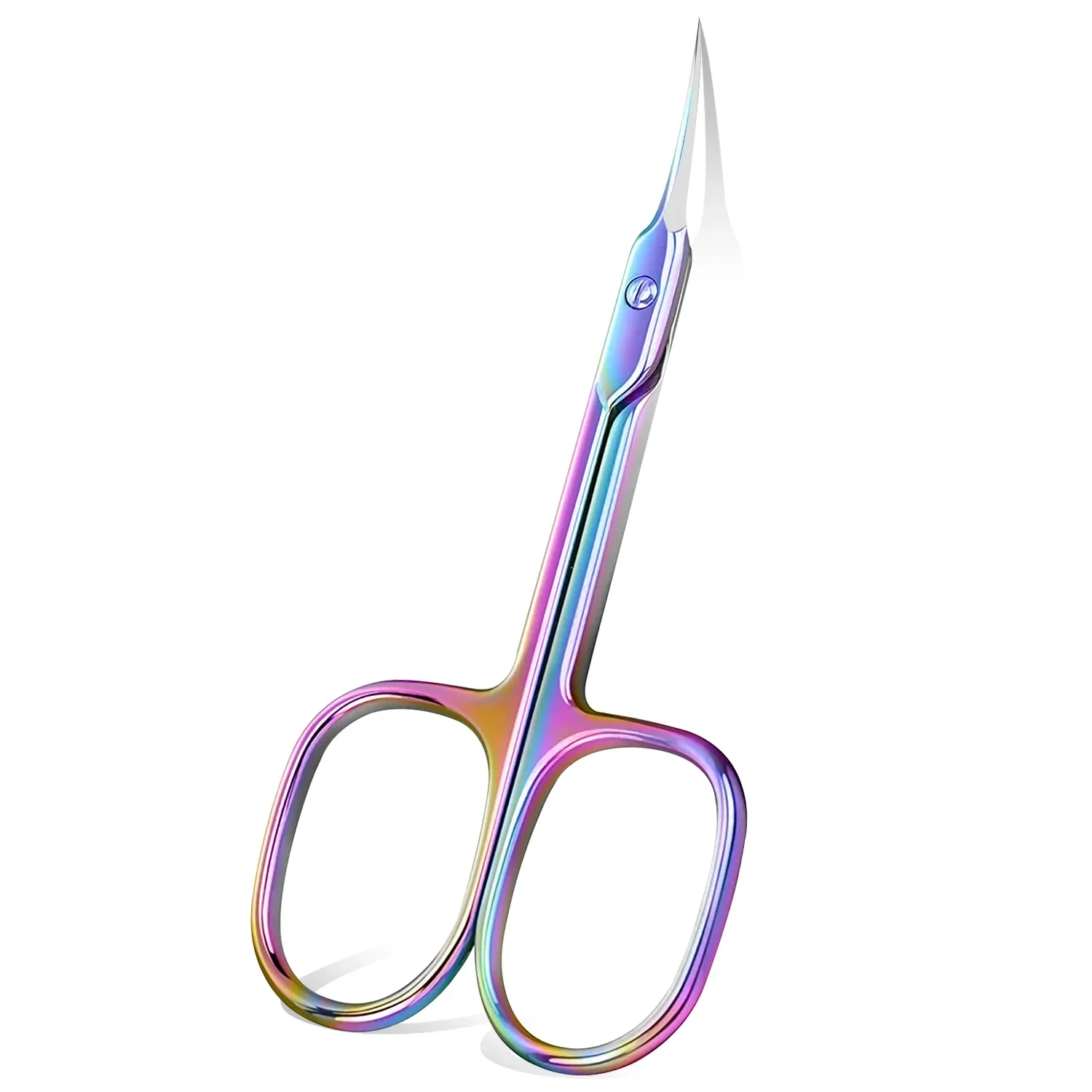 Multi-Purpose Nail Cuticle 1Pcs Scissors Eyebrows/Eyelashes Mustache Cuticle Extra Fine Curved- Professional Manicure Scissors image 5