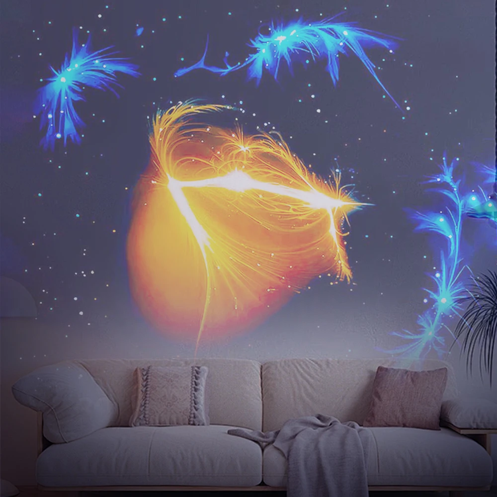 Galaxy Star Projector Night Light Discs Realistic Galaxy Pattern Film Discs 4K HD Light Discs - 6 Pack (Projector Not Included)