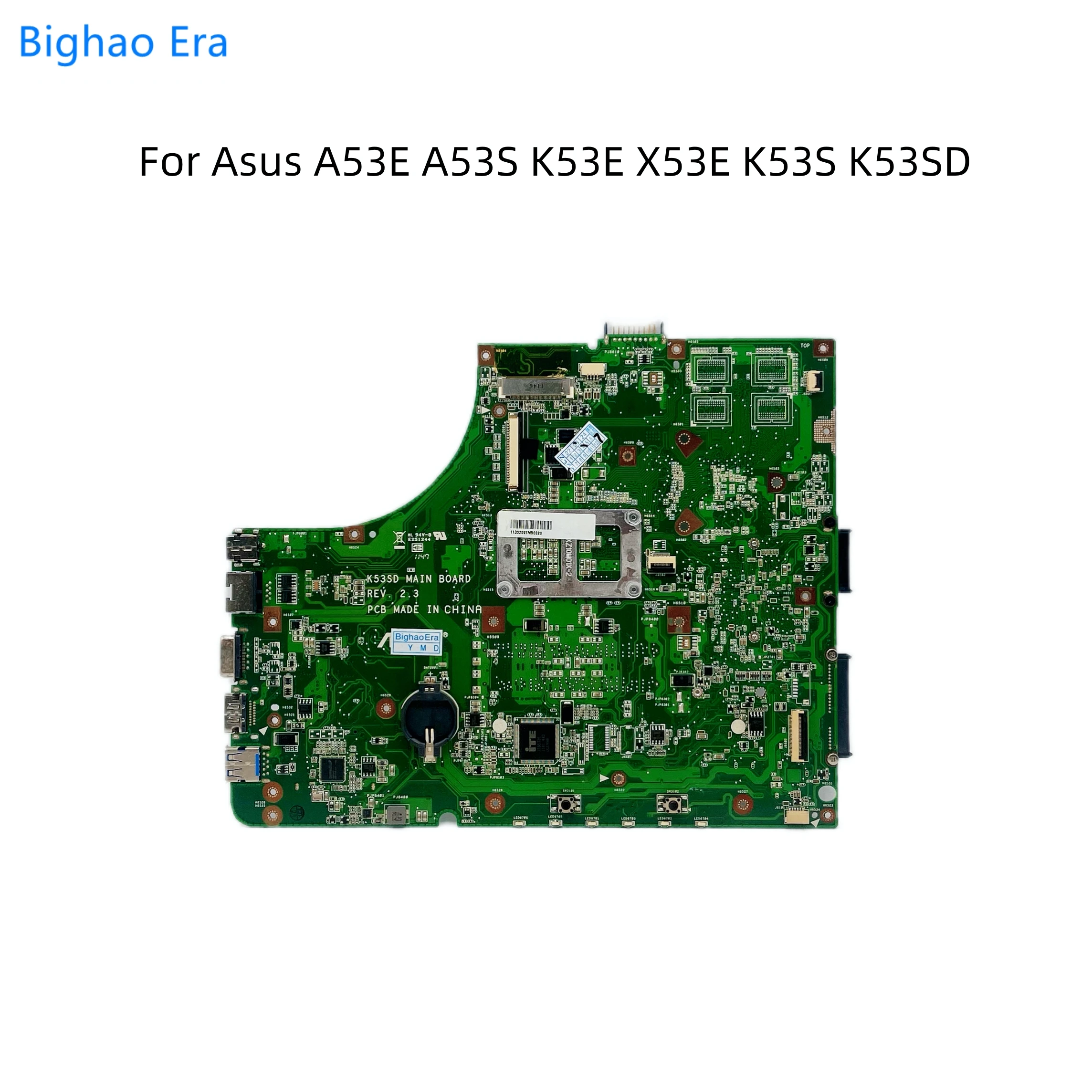 Imagem -03 - Placa-mãe Portátil para Asus A53e A53s K53e X53e K53s K53sd I32350m Chipconjunto Hm65 Uma Ddr3 K53sd Rev: 21 23 60