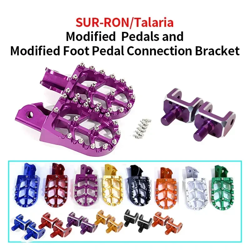 Repose-pieds de moto pour Surron Sur-Ron, pédales, équation légère, repose-pieds de vélo électrique D343