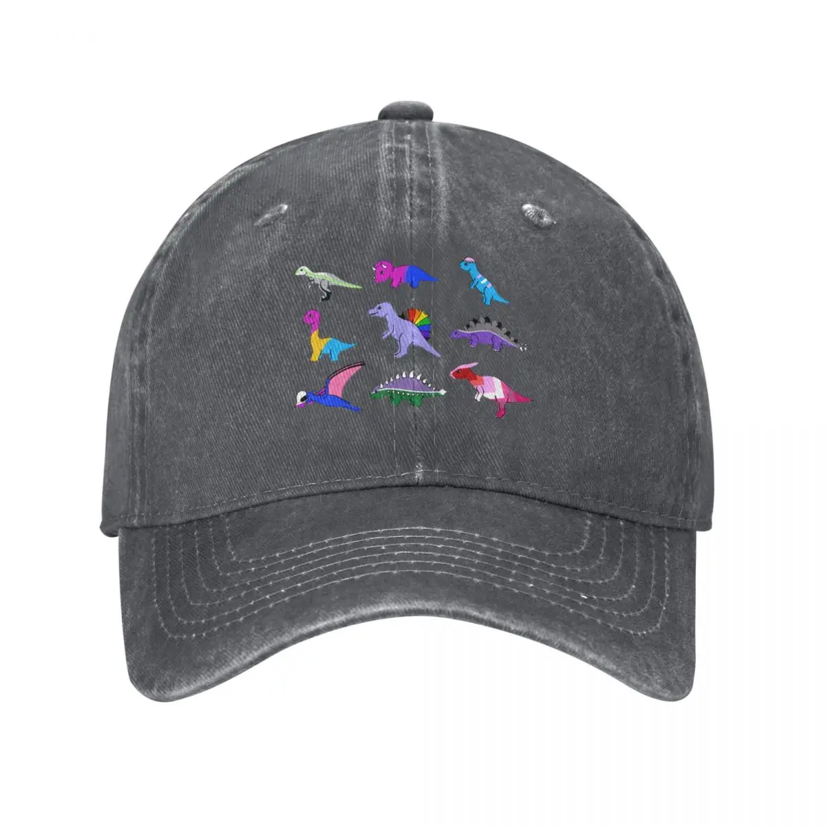 Pride Dinosaurs Baseball Cap cute Fashion Beach western Hat foam party Hat Men's Baseball Women's