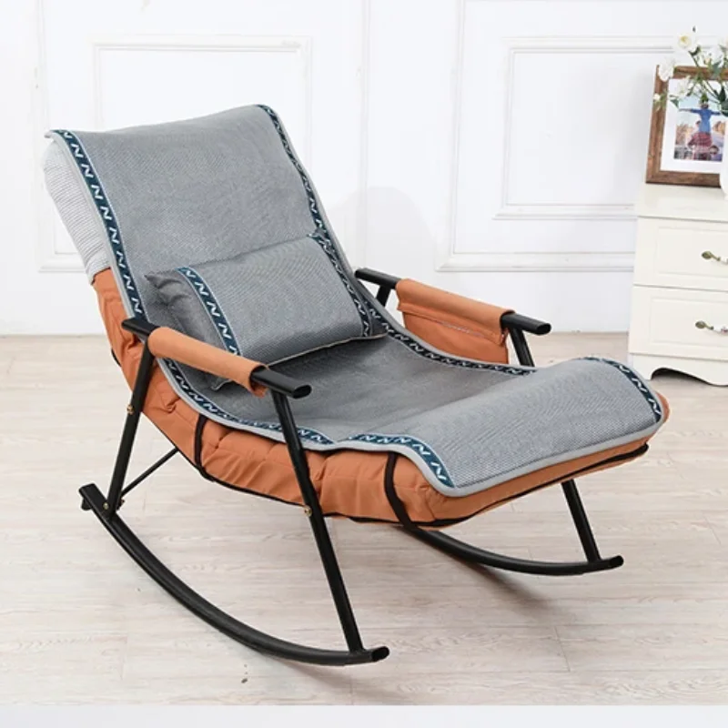 

Summer lounge chair lazy chair mat cushion summer cool office siesta lunch break double rocking chair cushion