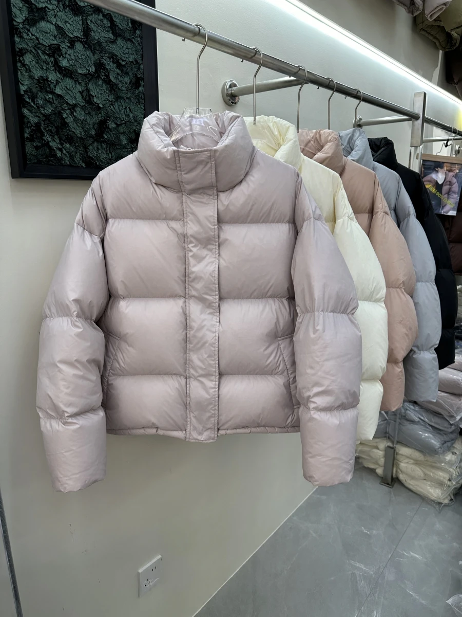 冬の新しい女性のダウンジャケットルーズ通勤 95% ホワイトダックダウンジャケット