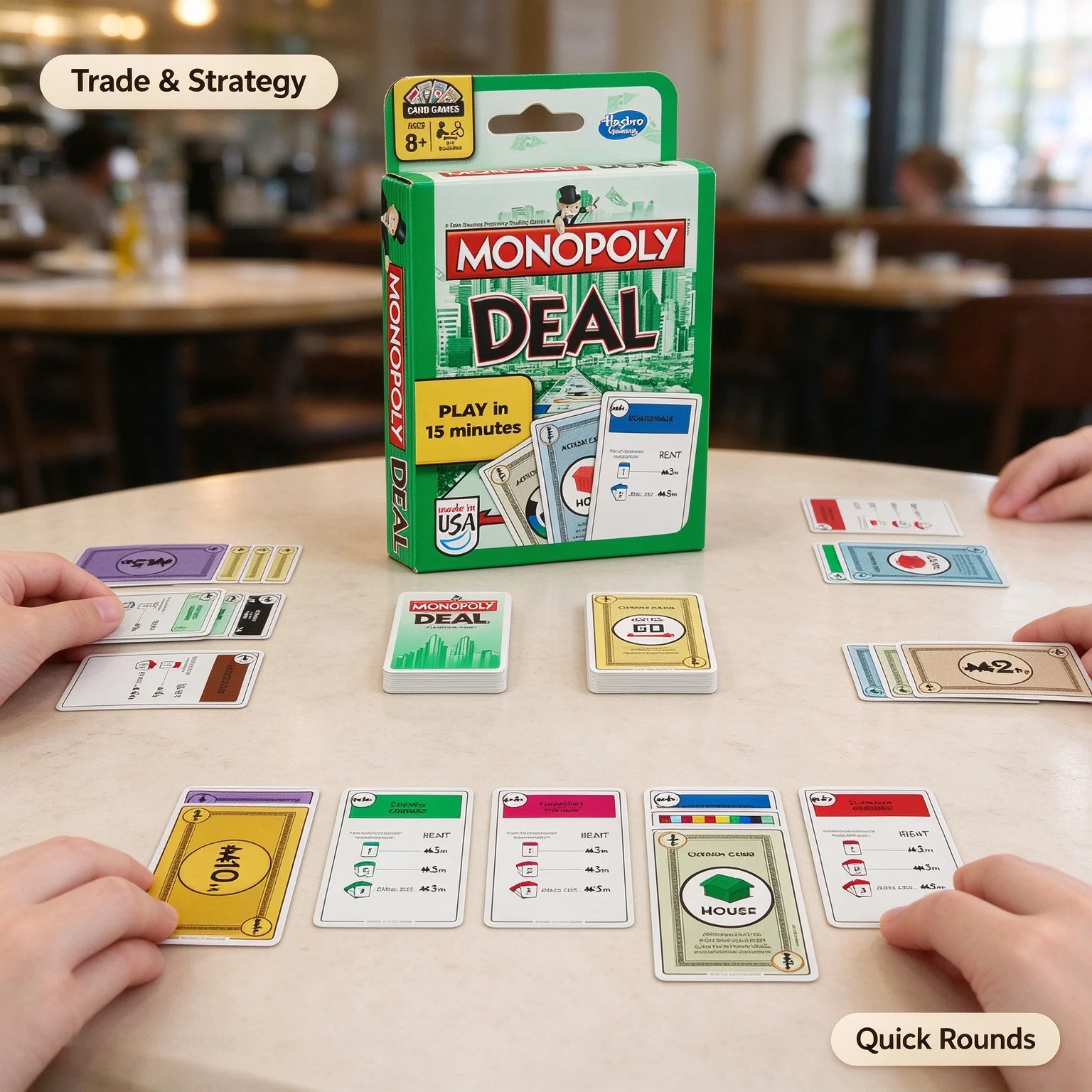 Hasbro Monopoly Deal Card Game - Hasbro Game Monopoly review and price