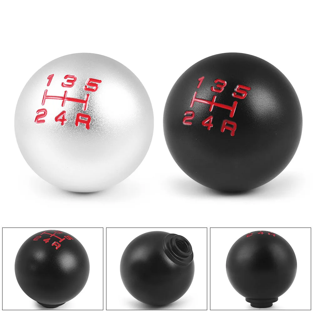 

Aluminium 5 SPEED Gear Shift Knob Car JDM Ball Shape M10*1.5 For Honda models Shifting head Classic Gear head