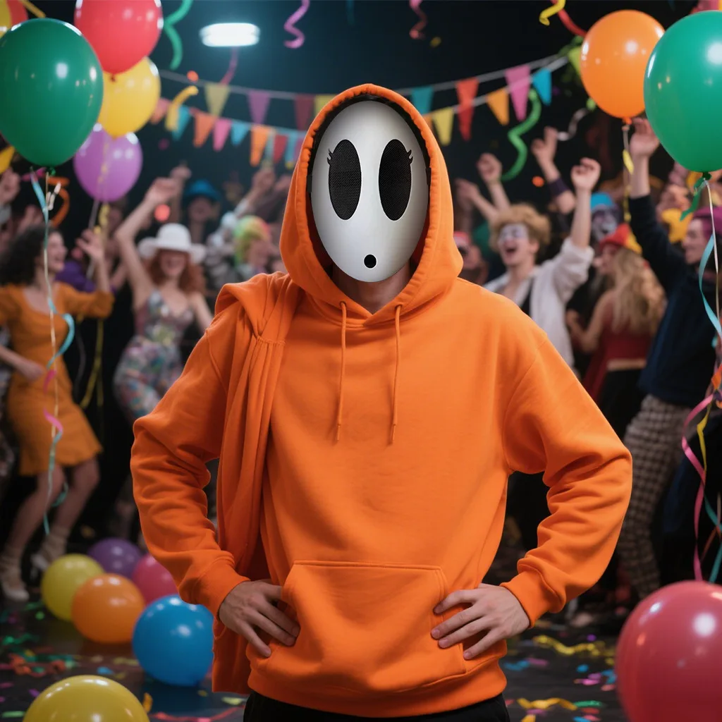 

2025 New Shy Guy Mask Cosplay Funny Unisex Adlut Plastick Masks Halloween Carnival Party Costume Props Masquerade Cartoon Chara