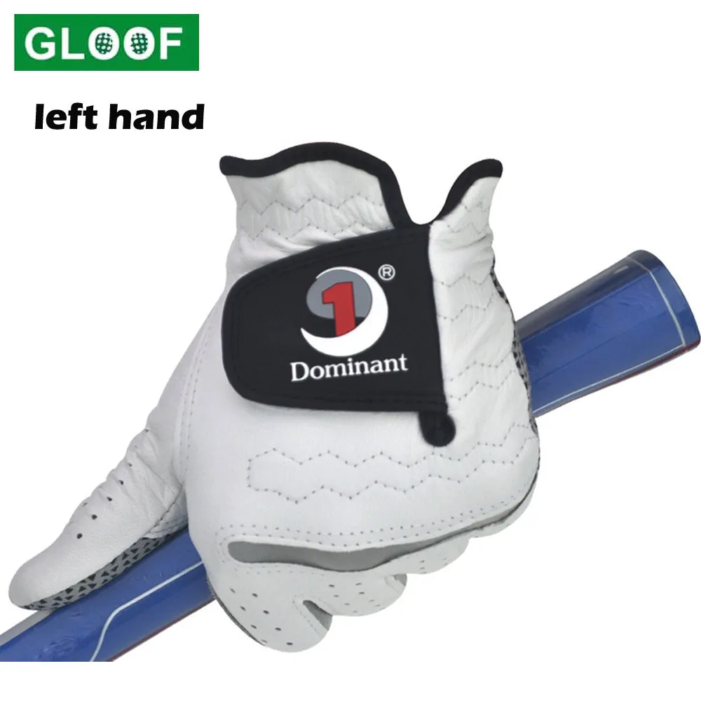 1Pcs Men's Golf Gloves Lambskin Soft Fit Sport Grip Durable Gloves Anti-skid Breathable Sports Gloves Fit Left Hand