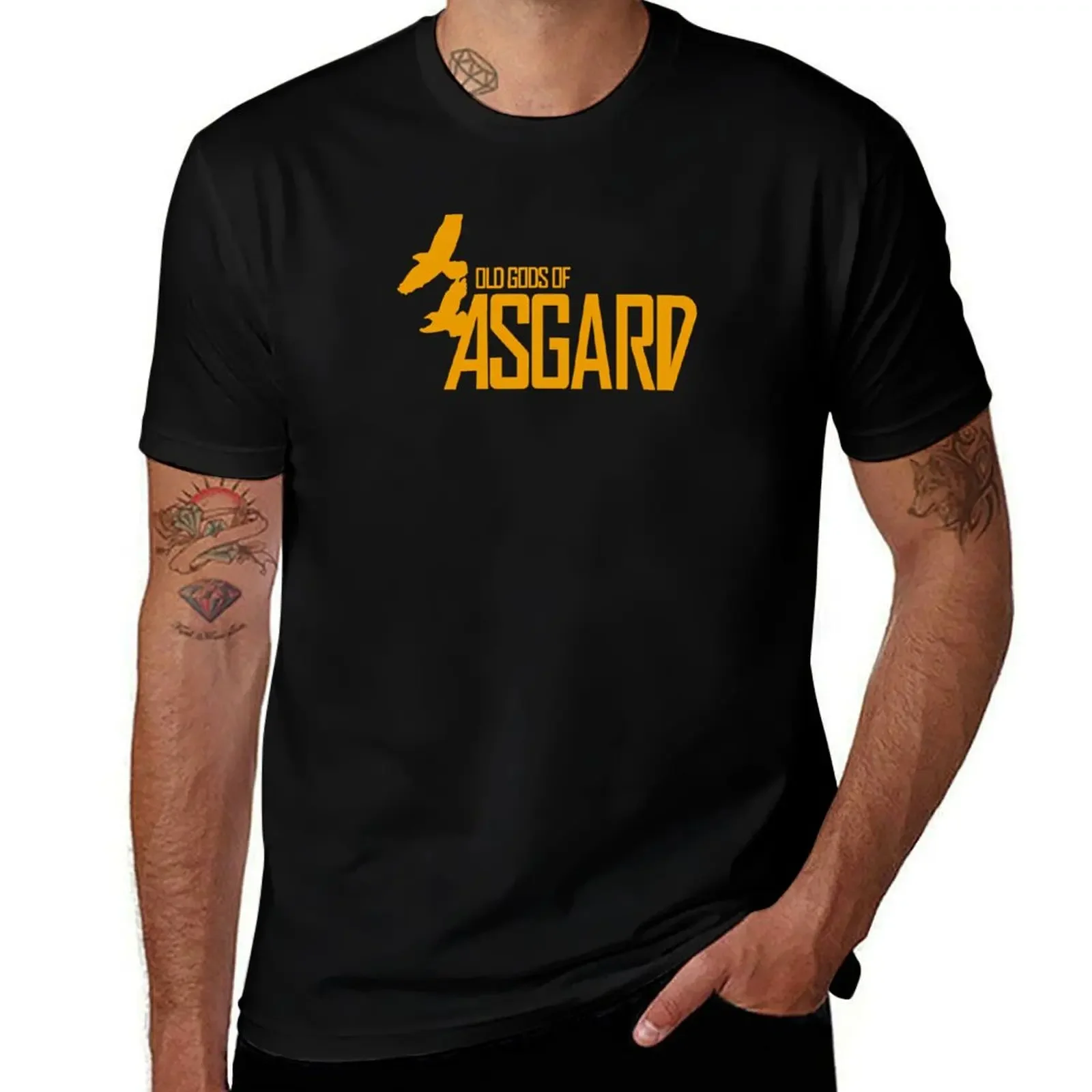 

Alan Wake - Old Gods of Asgard (yellow version) T-Shirt luxury t-shirt kawaii clothes Men's t shirts