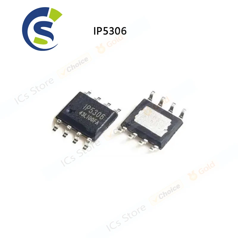 5PCS 100% New IP5306 SOP-8 Chipset