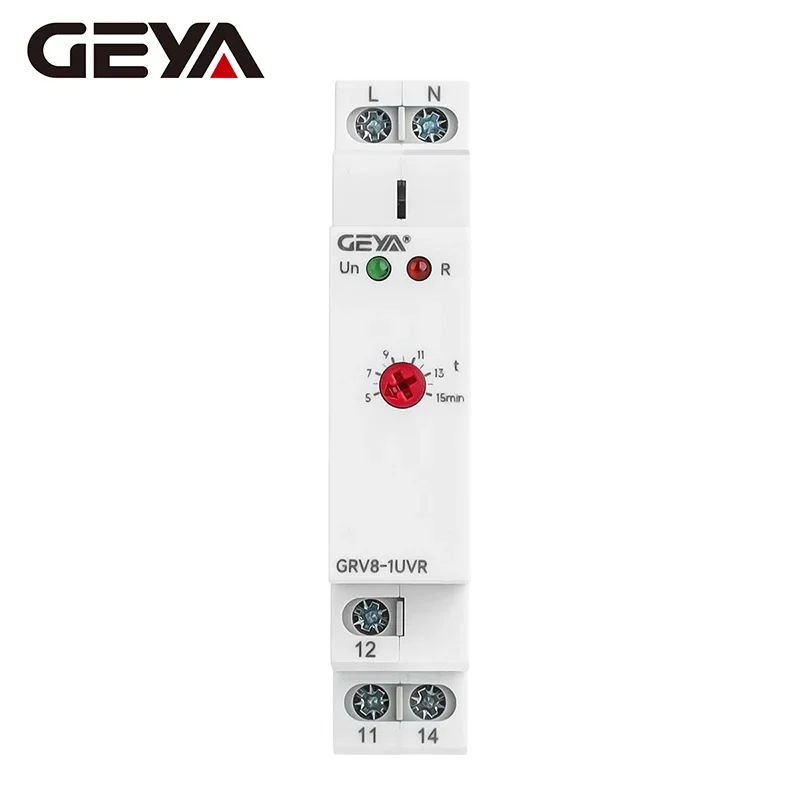 GEYA Single Phase Output Voltage Control Relay Phase Sequence Phase Failure Over Voltage Undervoltage Protection