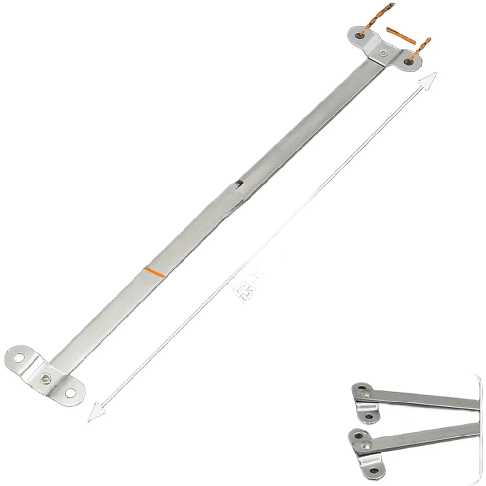 Stainless Steel Two Fold Cabinet Door Support Furniture Tie Rod Movable Support For Kitchen Cupboard/Toy Box/Wardrobe ﻿ ﻿