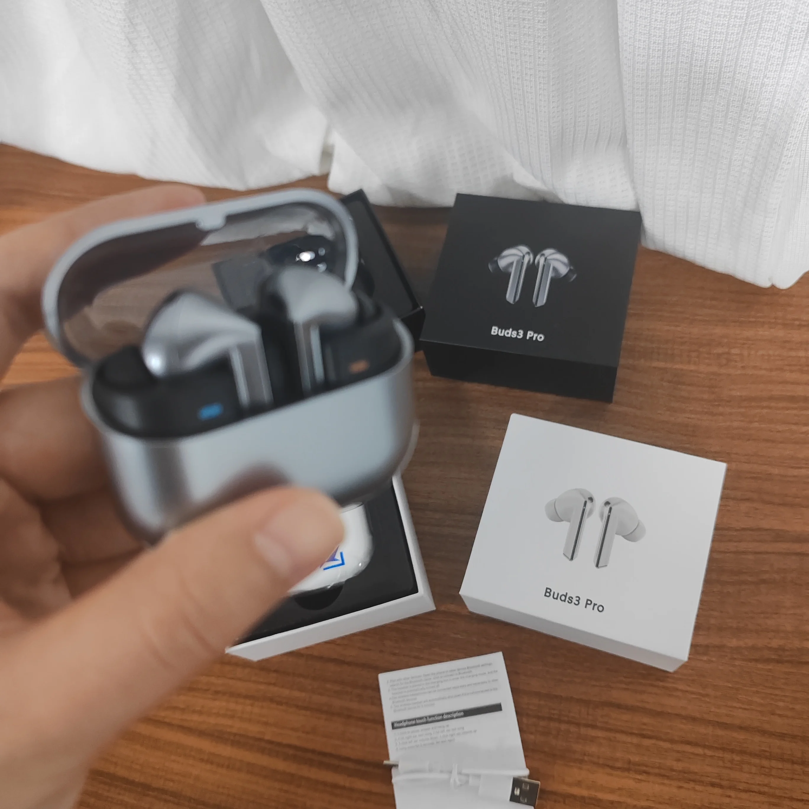 إلغاء الضوضاء في سماعات الأذن Buds3Pro، وسماعات بلوتوث لاسلكية، وسماعات الألعاب المانعة للضوضاء