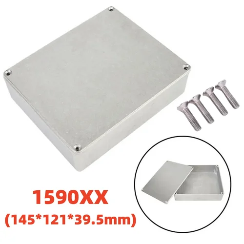 Caja de Pedal de aluminio de 1590XX (145*121*39,5mm) - Caja de Pedal de efectos duradera/para Pedal de efectos de guitarra Stompbox