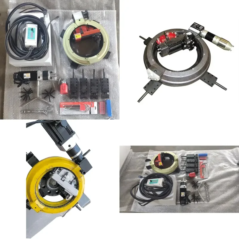 HCY XDFC300 External Card Type Flange Surface Machine Portable Automatic Feed Flange Surface Repair Machine