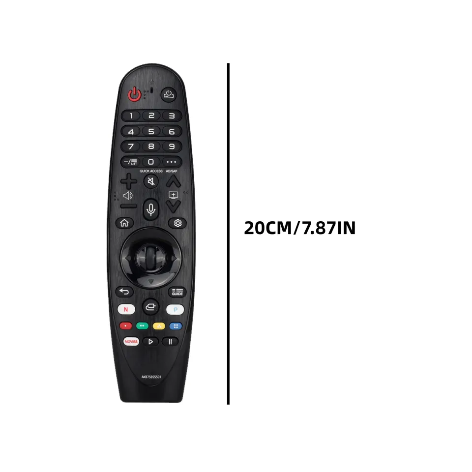 Universal Magic Remote for Smart TV(no/with Voice&Pointer), Replacement for AKB75855501 MR20GA MR21GA MR21GC MR19BA - Detail Angle #06