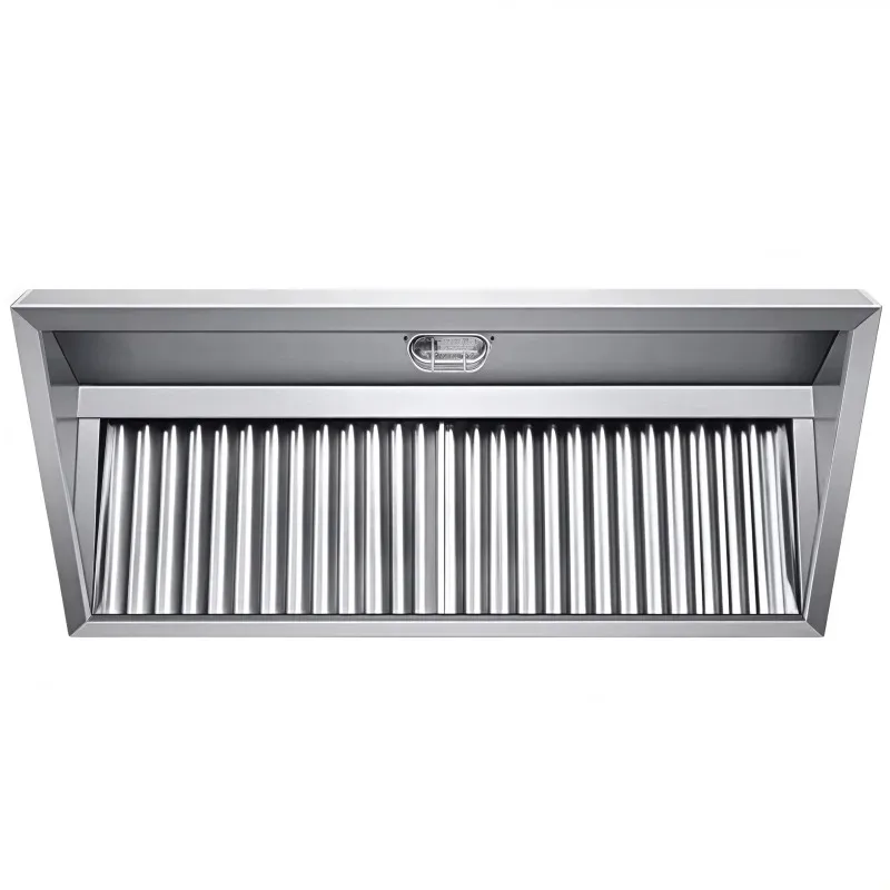 

【Best-selling】Commercial Kitchen Hood Thickened Stainless Steel Exhaust Hood For Home Hotel Customisable Strong Suction Silver P