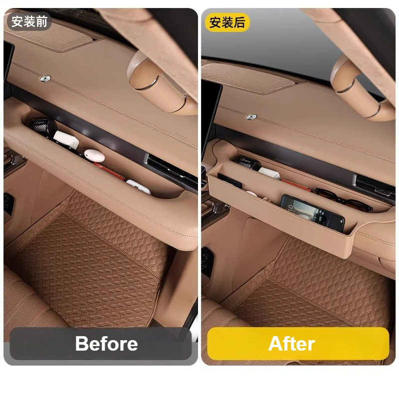 

Car Co-pilot Silicone Storage Box Dashboard Extra Storage Tray Mat Car Interior Accessories for Dongfeng MHERO M-Hero M817 2025