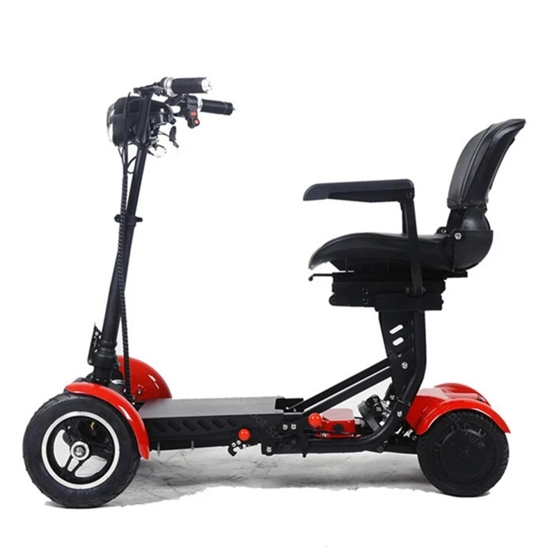 Folding Electric Scooters Adults 4 Wheels Electric Scooters 36V 15.6AH  Electric Kick Scooter For Elderly/Disabled Armrest Seat