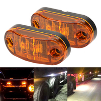 2pcs led light 12v 24v Side indicator lights for truck led lights truck tail light beacon Warning signal light car accessory