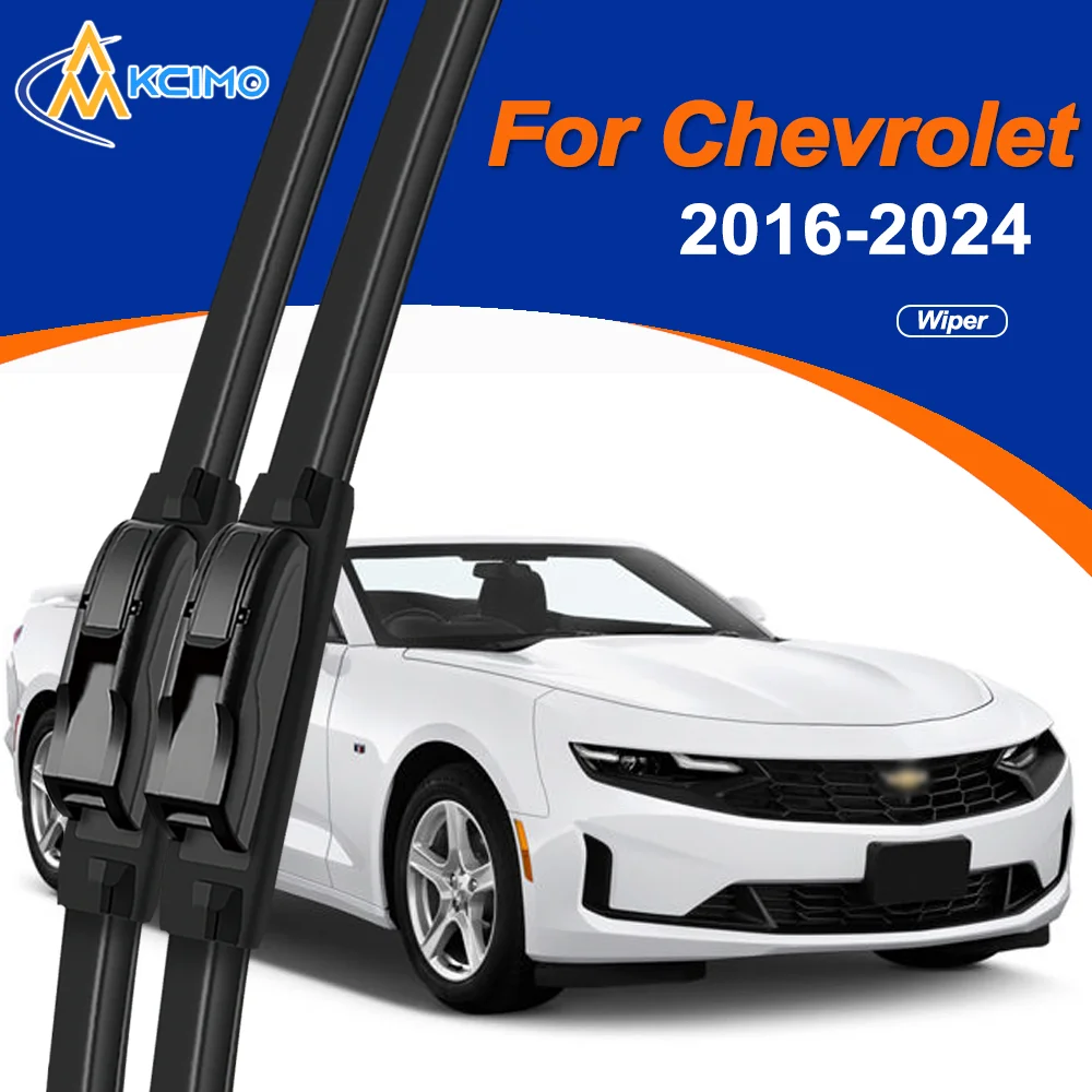 

Windshield Wipers For Chevrolet Camaro 2016-2024- SilentGlide™ Tech, Extreme-Temp Resistant, Streak-Free