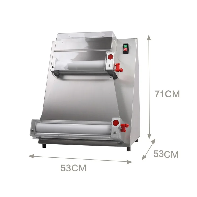 Chef Prosentials DR-1V Elektrische Teigroller, 15-Zoll-Pizzapresse, CE