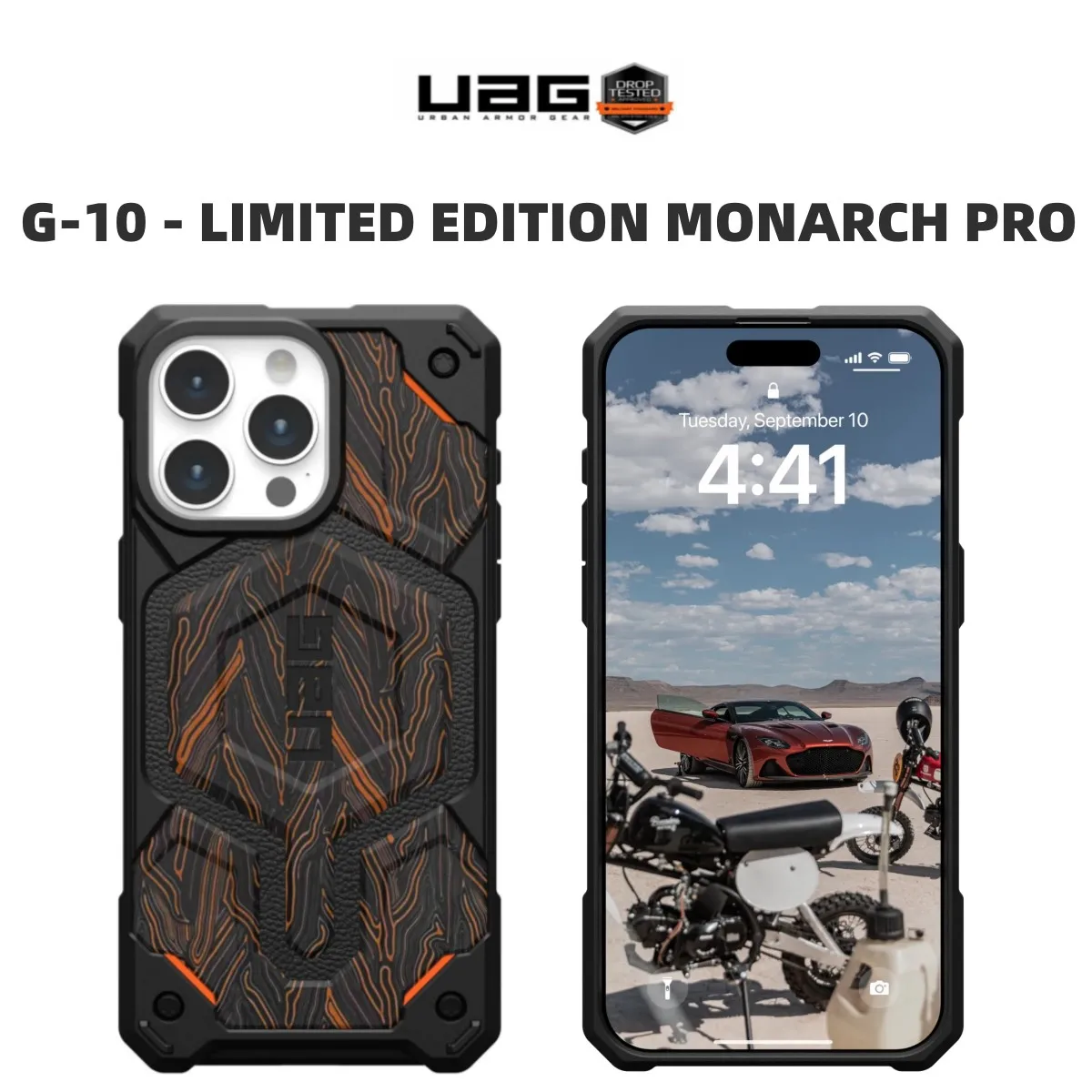 Original UAG Monarch Pro G-10 Case With Magnetic For IPhone 16 Pro max 15 Plus 13/14/15/16 Pro max UAG Cover