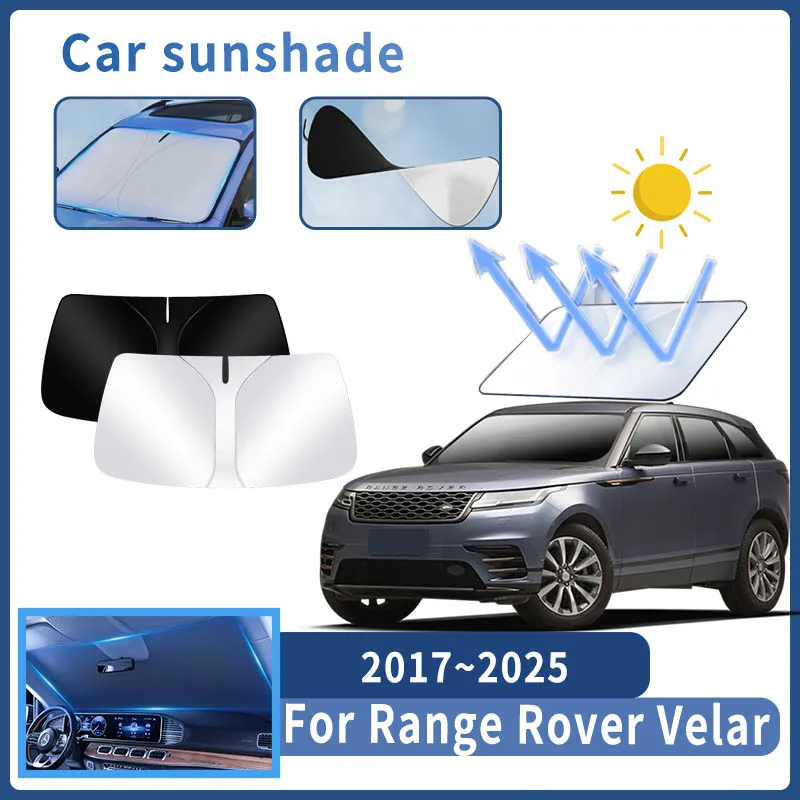 

Auto Parts For Range Rover Velar 2017~2025 Sunshade Windshield Sun Protection Heat Cover Summer Car Interior Accessories Tools