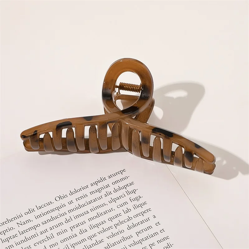 Vintage Hair Clip Women Claw Clip Elegant Leopard Geometry Hair Clips Hair Accessories Hair Claw Clip Hair Clips for Hair Girls