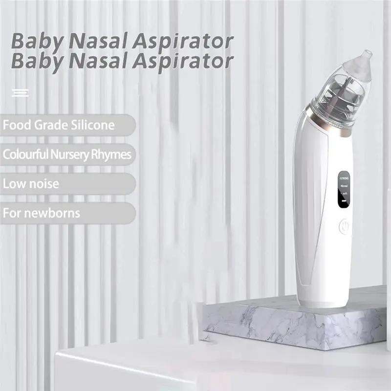 fbil-逆流防止機能付きベビー電動鼻吸引器（新生児向け）ネガティブ圧式乳幼児用鼻吸引ツール