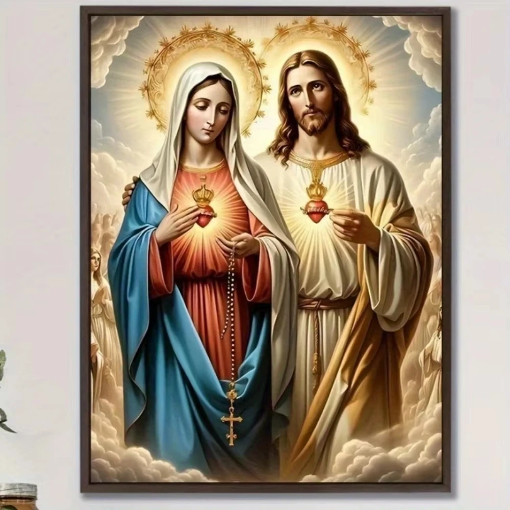 Wallpaper Art And Craft - 5D DIY Diamond Painting Kit Jesus