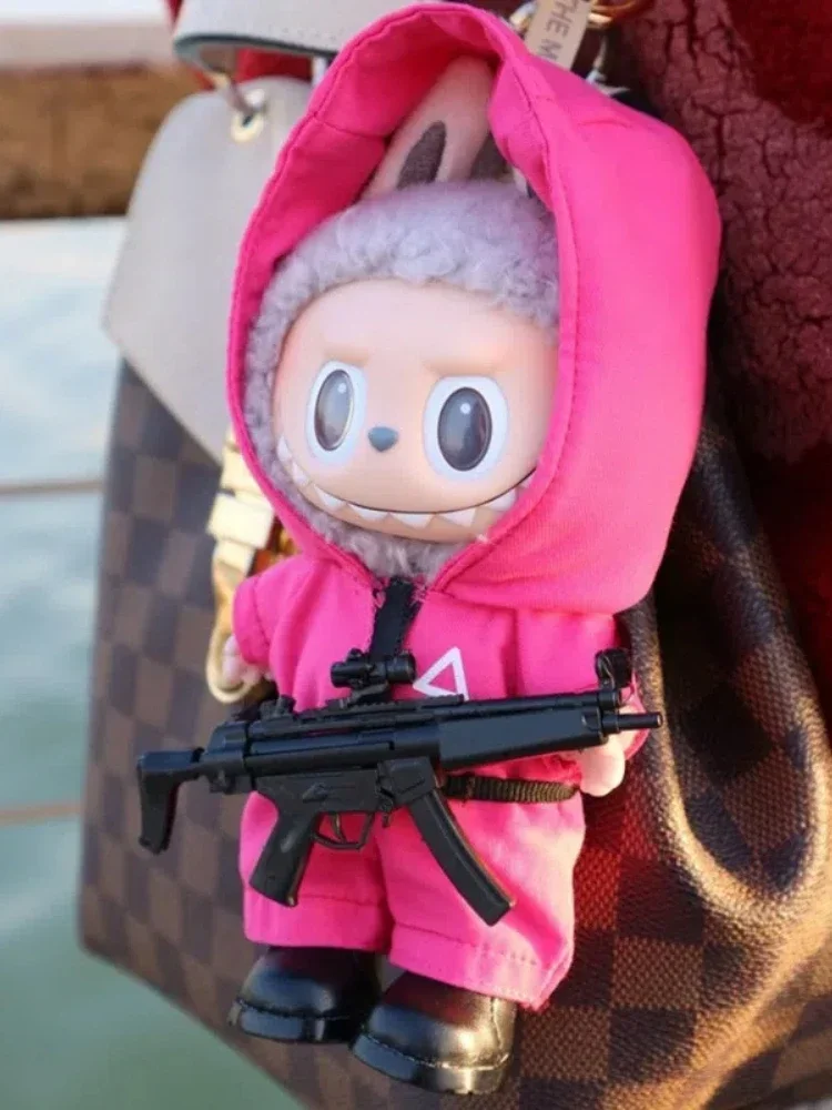 Fashion For Labubu V1 V2 V3 Doll Clothing Accessories Toys Korean Kpop Idol Doll DIY Squid Jumpsuit Set Christmas Gift in Stock