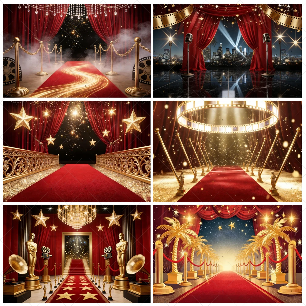 

Cinema Film Theme Birthday Party Decoration Banner Surprise Moment Red Carpet Event Background Photography Studio Props Kid Gift