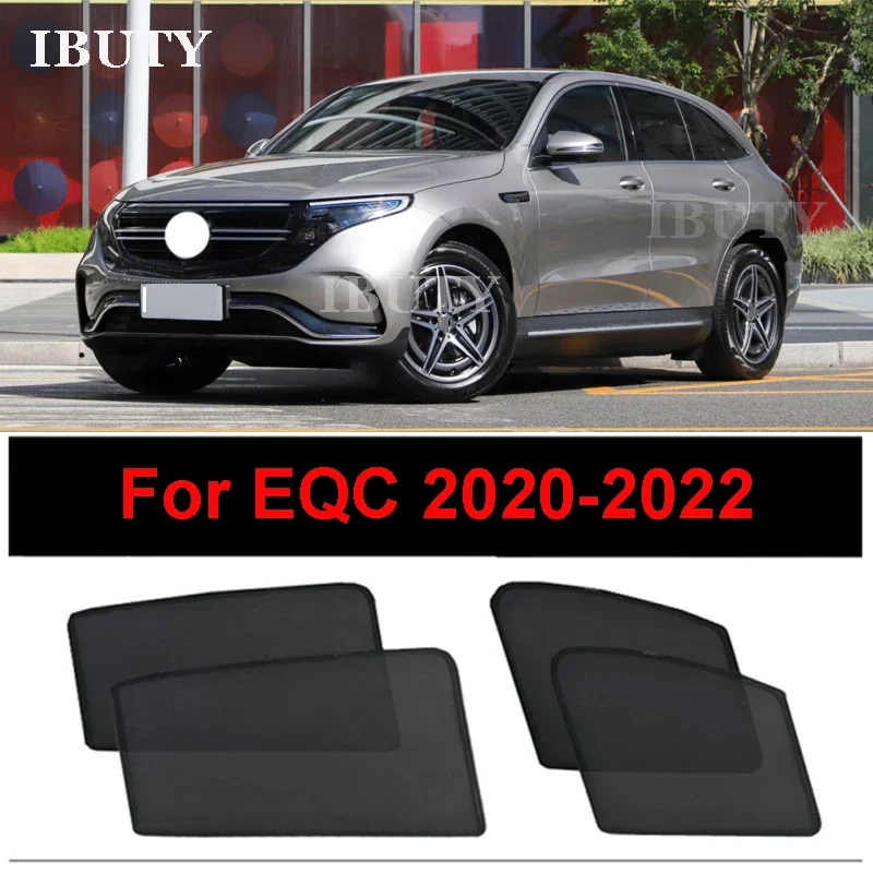 

Для Mercedes-Benz EQC 350 400 2020-2022 автомобильный солнцезащитный козырек, сетчатые шторы для бокового окна, солнцезащитный козырек, солнцезащитный крем, теплоизоляционный солнцезащитный козырек