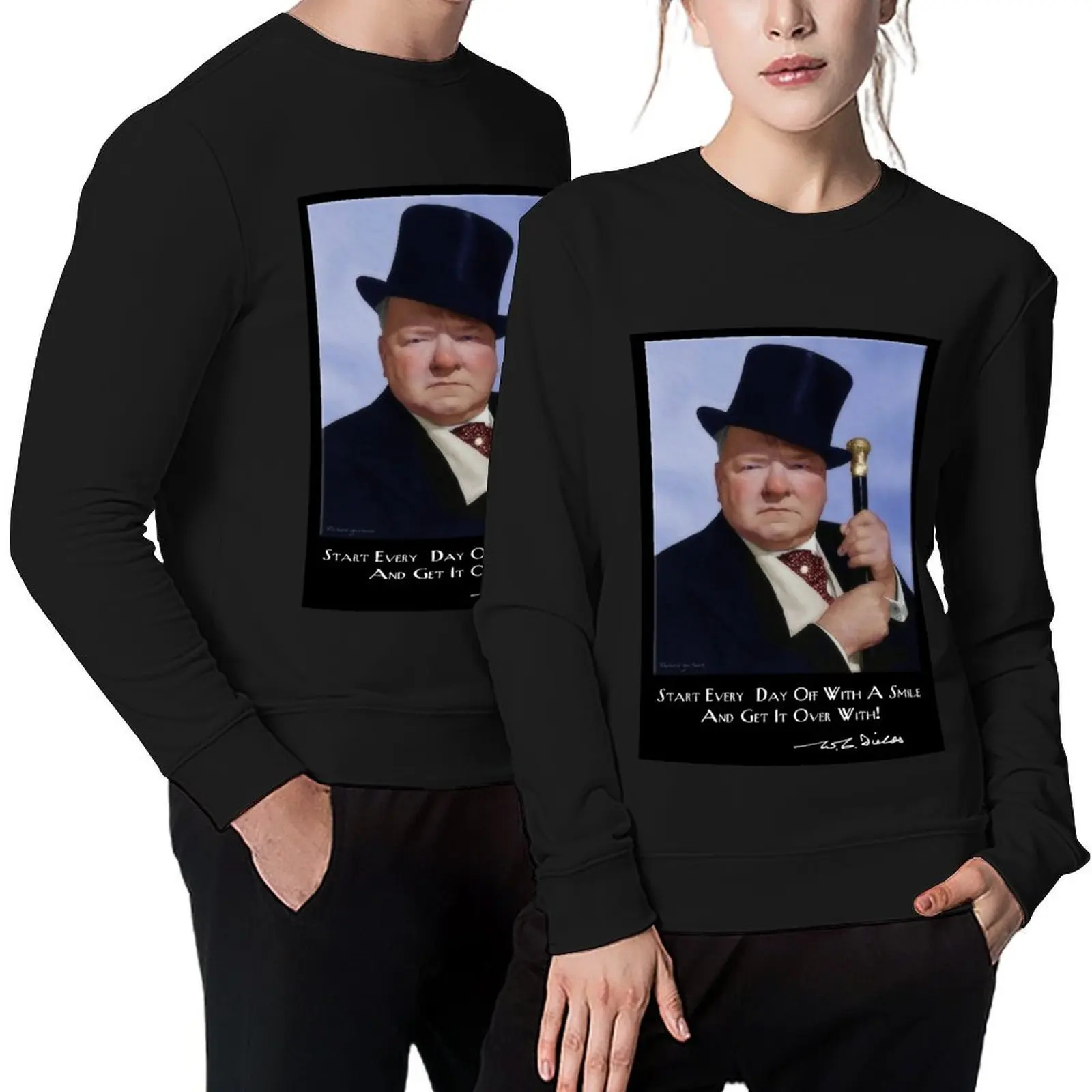 

W. C. Fields Pullover mens designer clothes men's autumn clothes anime clothes tracksuits new in hoodies & sweat-shirt